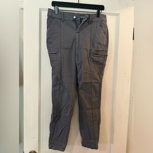 Gray cargo pants